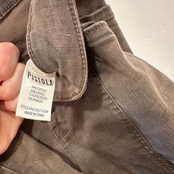 Pistola Hannah Cargo Skinny Jeans Black Camo Stretch Women’s Size 29 Punk Edgy - Picture 7 of 7